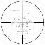 Тактический прицел Vector Optics Paragon 4-20x50 SFP для стрельбы на среднее и дальнее расстояние