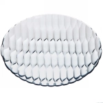 Фруктовница пластиковая «Серая дымка» 22,5*2,5см