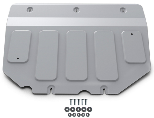 Защита картера и КПП Rival для Mazda 3 BP (V - 1.5 (120/150 л.с.)) АКПП 2019-2020, штампованная, алюминий 3 мм, с крепежом, 333.3827.1