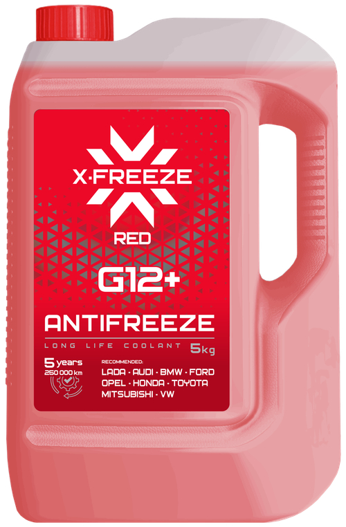 Антифриз X Freeze Carbox красный G-12 5 кг