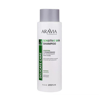 Шампунь с пребиотиками для чувствительной кожи головы Aravia Professional Sensitive Skin Shampoo 400мл