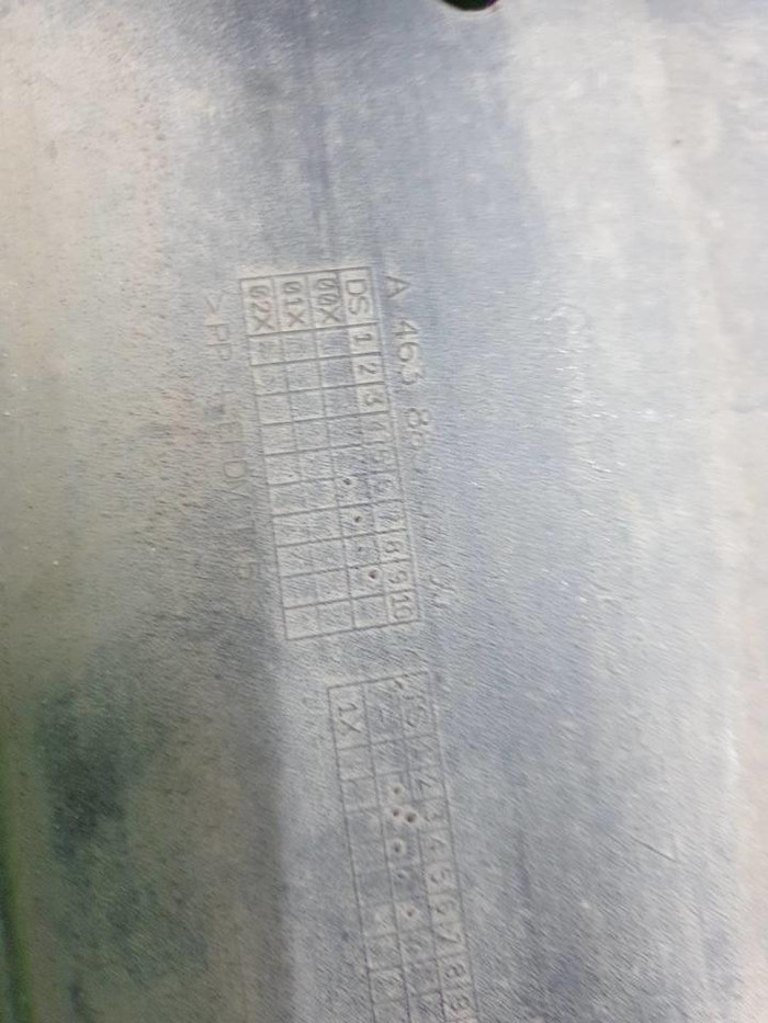 Бампер задний Mercedes G W463 (2018-н.в.)