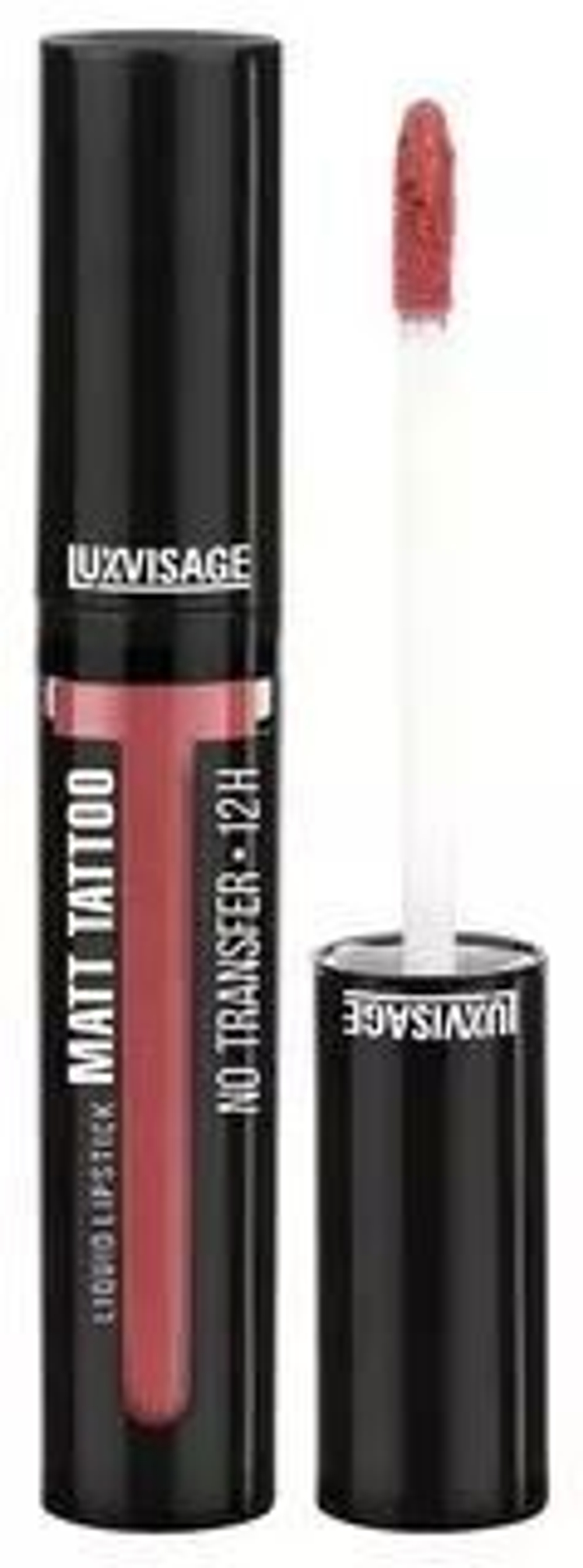 LuxVisage Губная Помада MATT TATTOO жидкая ТОН 108 True Coral 3,8 мл
