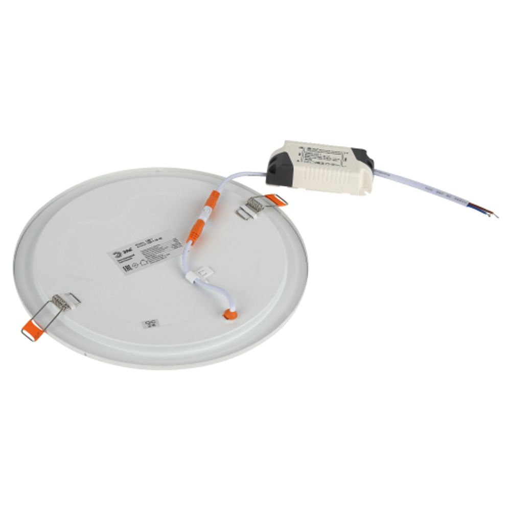 Светильник светодиодный встраиваемый Даунлайт ЭРА LED 1-18-4K Slim панель 18Вт 4000К круглый | Downlight