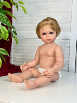 Кукла Реборн виниловая 55см без одежды (FA-040W)