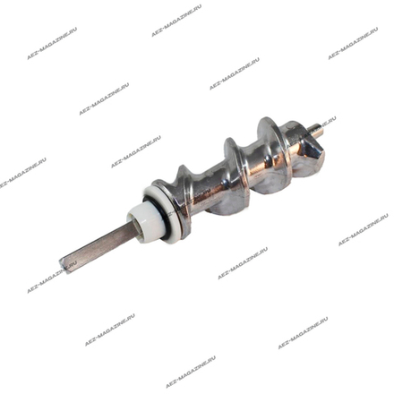 Шнек к мясорубкам Помощница, длина 157мм, диаметр реж. части 39мм