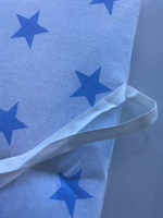 Борт-охранник бязь "Звезды" Голубой