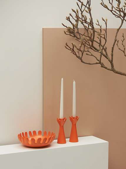 Блюдо laminaria, D22 см, апельсиновая цедра