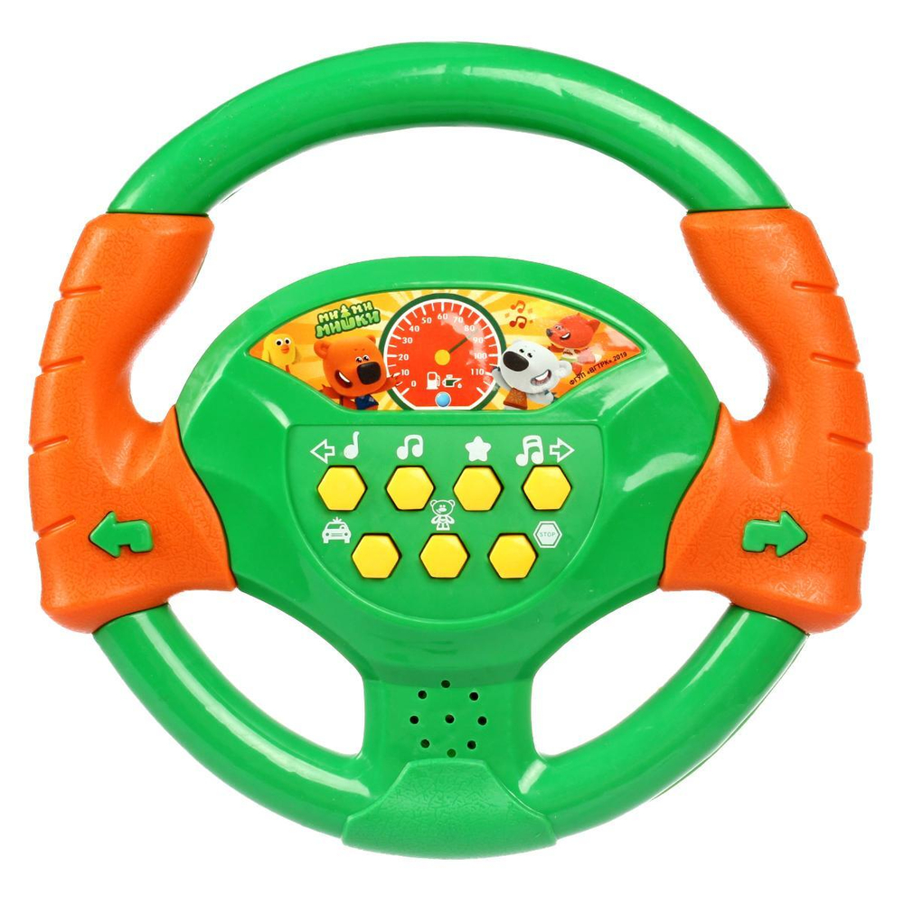 Руль музыкальный "Финишная прямая. Ми-ми-мишки" 35 фраз, песен и сказок, блистер ZY805146-R2 (144) (Умка)