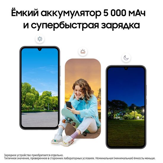 Смартфон Samsung Galaxy A34 6/128Gb Черный