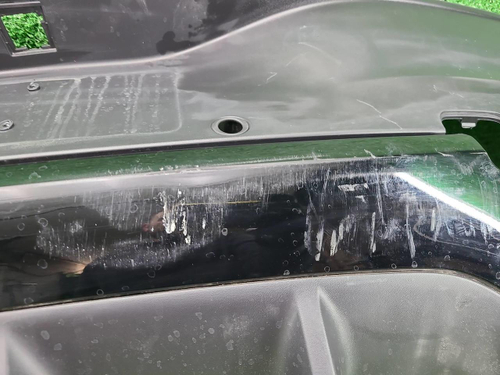 Юбка заднего бампера Mercedes GLE C167 (19-23) AMG