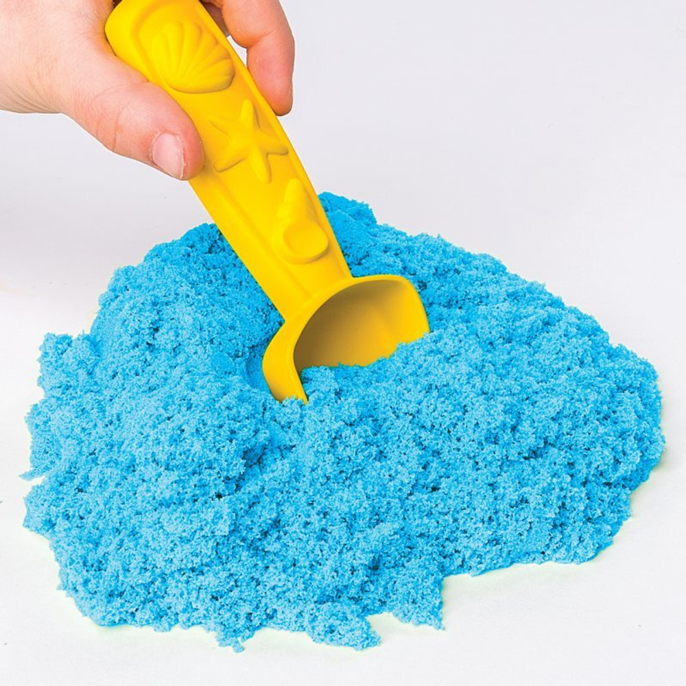 Kinetic Sand - Набор замок из кинетического песка с песочницей синий 454г 20106636
