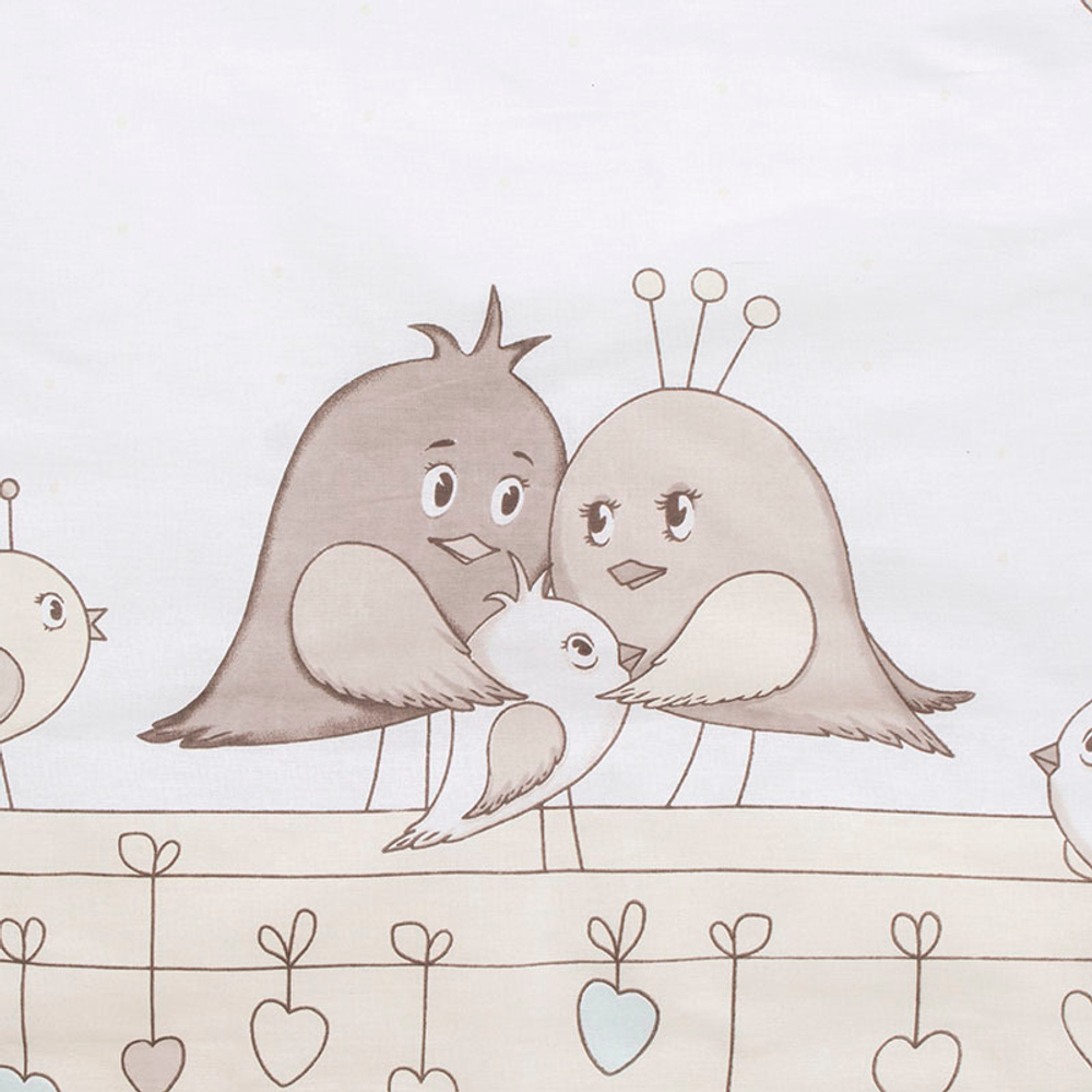 610 Комплект "Птенчики" (6 предметов), бязь