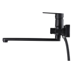 Смеситель для ванны с длинным изливом FENDI BLACK 68223