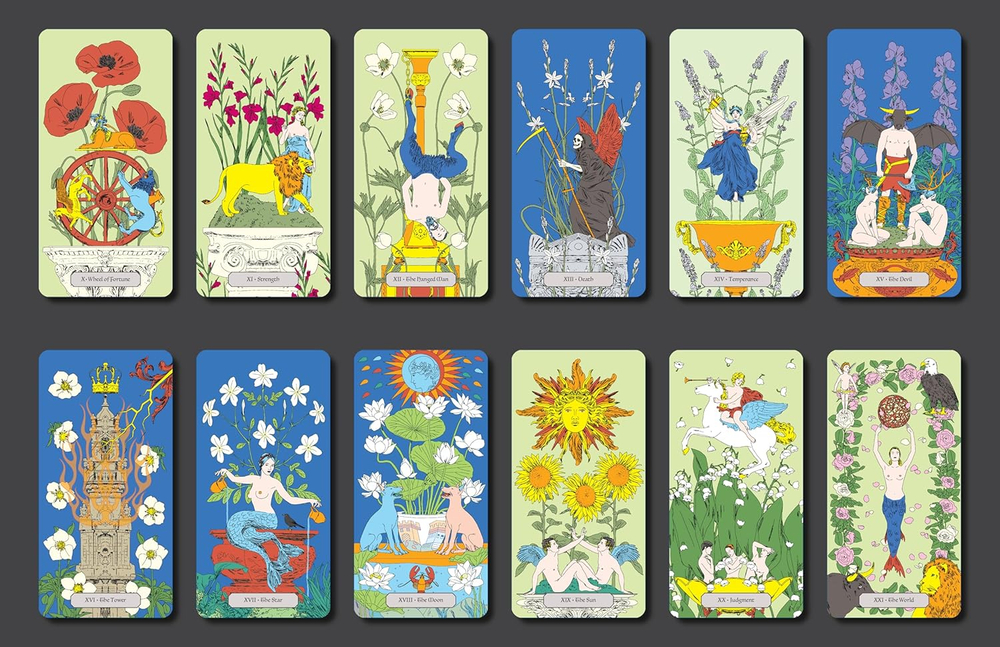 Flora: Tarot Book and 78-Card Deck
