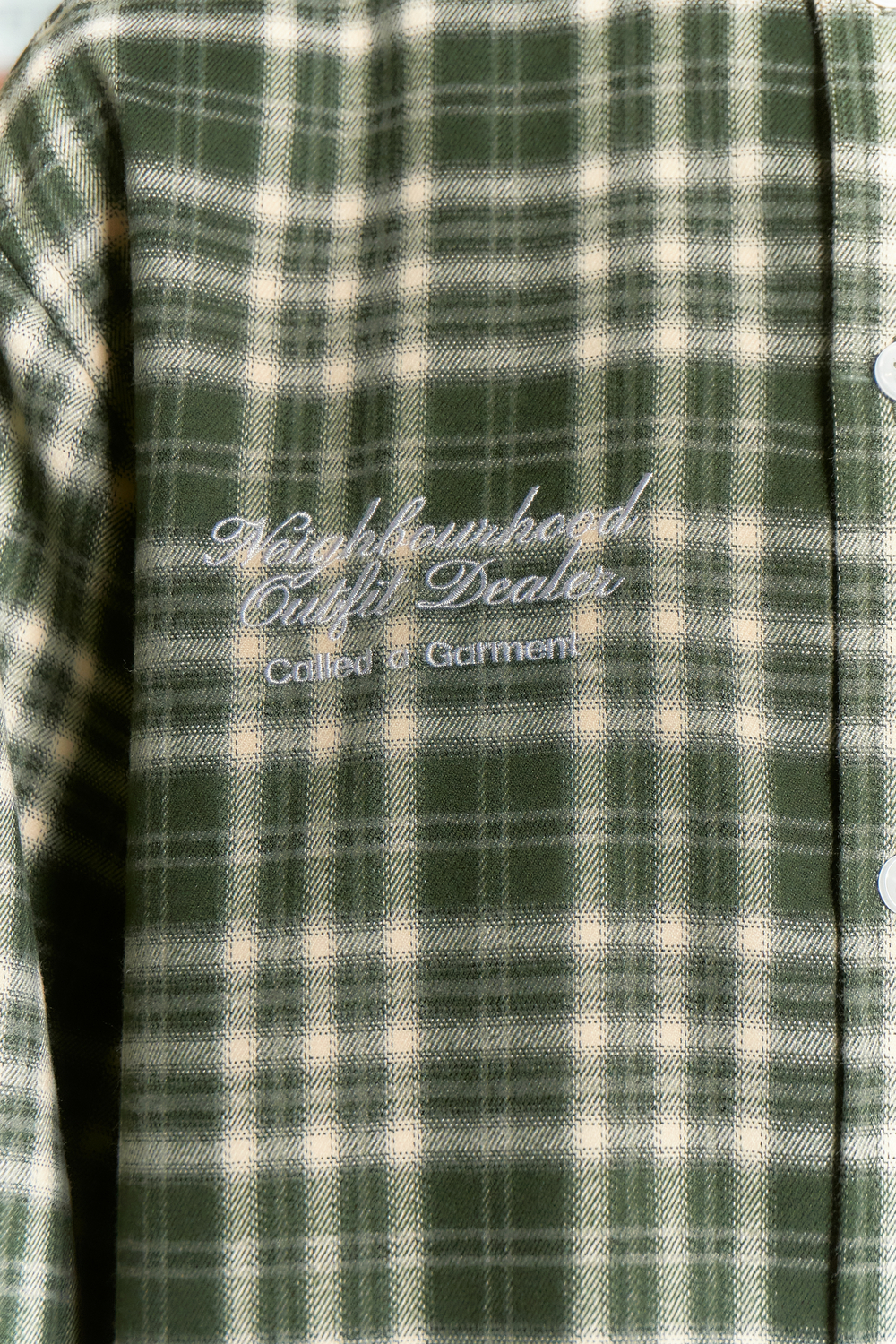 Рубашка Called a Garment Human Flannel Shirt "Dark Green"