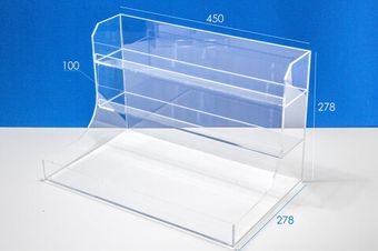 Мини-витрина настольная 3-х ярусная