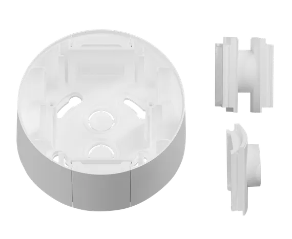 Donel A07 Natural Round глянцевый белый корпус для накладного монтажа с комплектом аксессуаров , серия DB