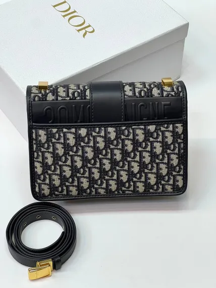 Сумка Dior 30 Montaigne жаккард Oblique