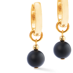 Серьги Coeur de Lion Black-Gold 4089/21-1316