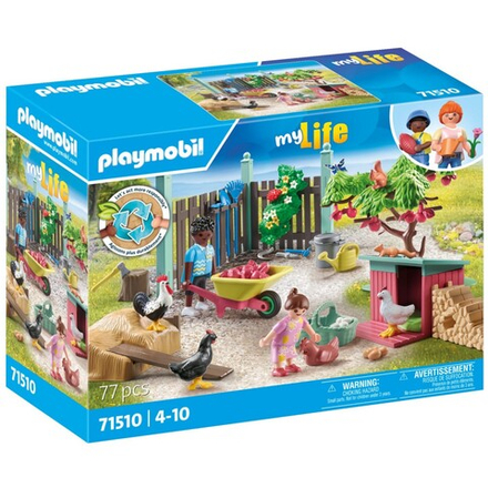 Playmobil - my Life Маленькая куриная ферма в саду Tiny House 71510