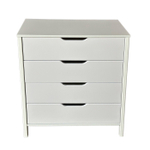 Комод со съемной пеленальной столешницей "Solnyshko 12" 800/4 (белый/белый)