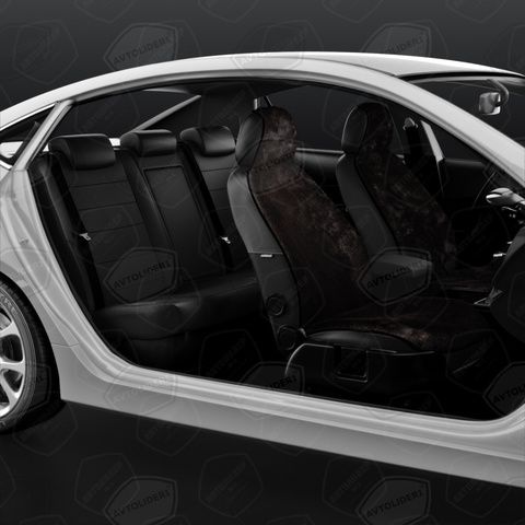 Меховые накидки, комплект на весь салон, 5шт. (натуральная овчина, короткий ворс)