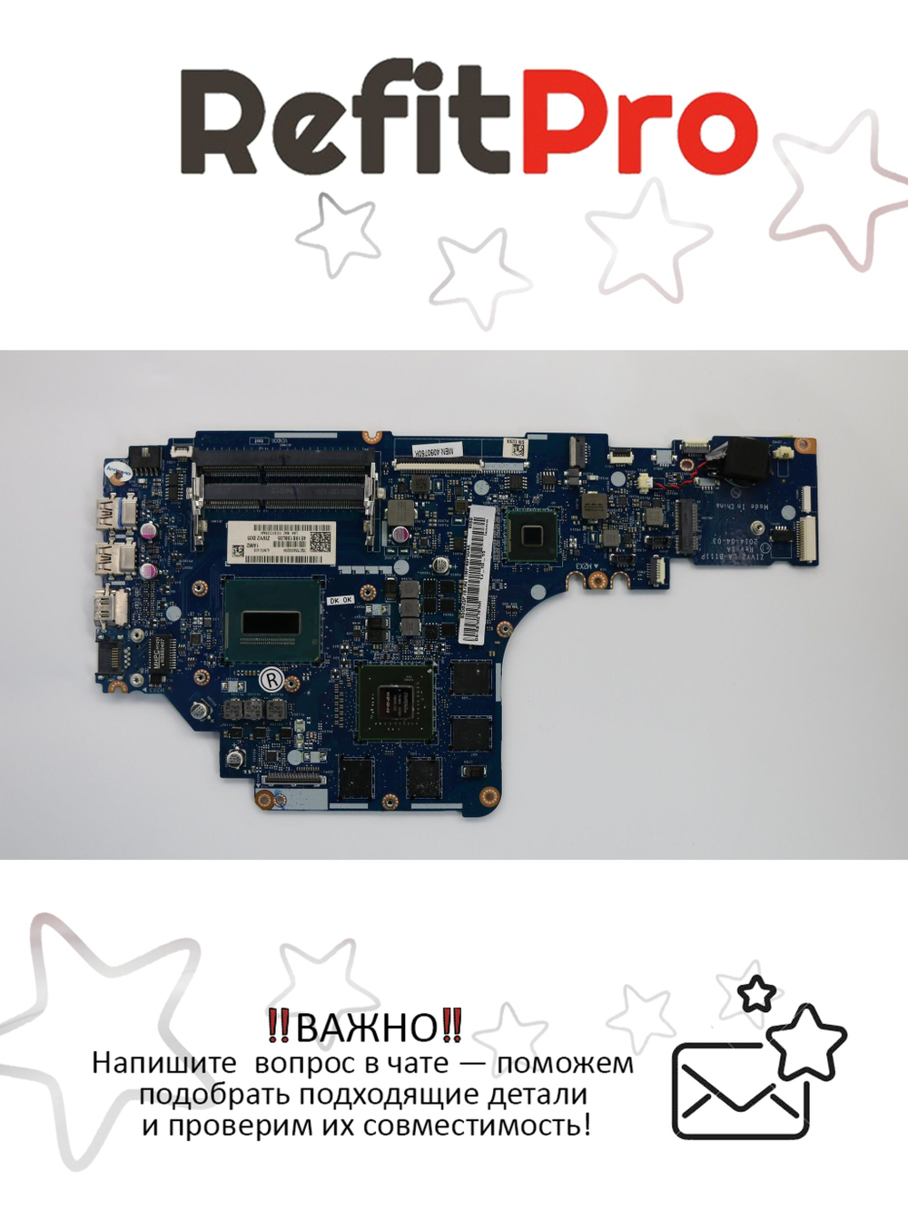 Материнская плата для ноутбука Lenovo Y50-70 W8S 4700 DIS 4G (5B20F78790), оригинал