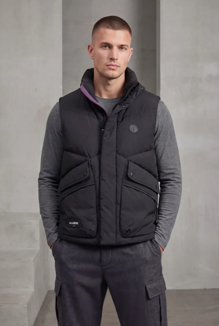 Мужской пуховой жилет «VIOLET»