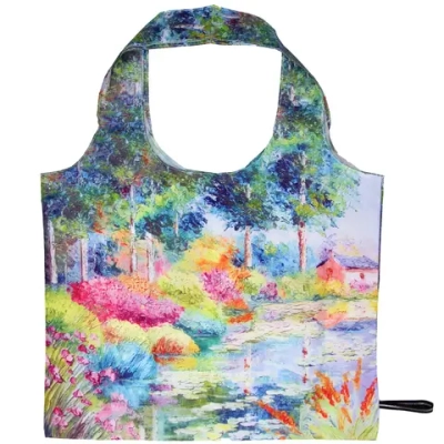 Сумка - шоппер в чехле с замком водонепроницаемая «ИДЕЯДОМА», принт живопись,46*55см