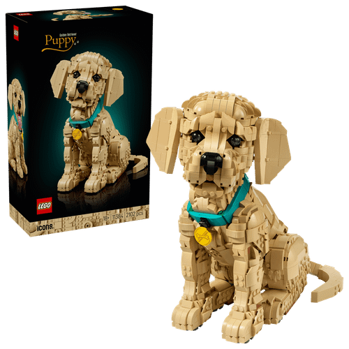 Конструктор LEGO Icons 11384 Golden Retriever Puppy