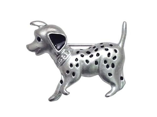 "Далматинец" брошь из коллекции "Животные"