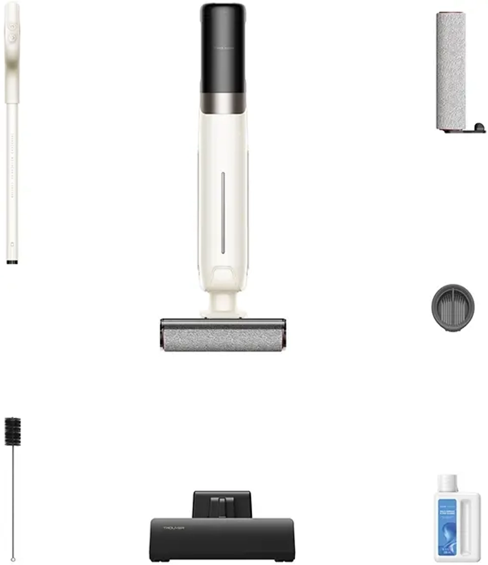 Моющий беспроводной пылесос Dreame Trouver K30 White (Белый)