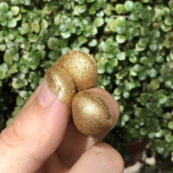 Бронзовая пудра БПК 100 гр, пигмент бронзовый 80-60 микронов (металлическая пудра) для краски и декора, крупная