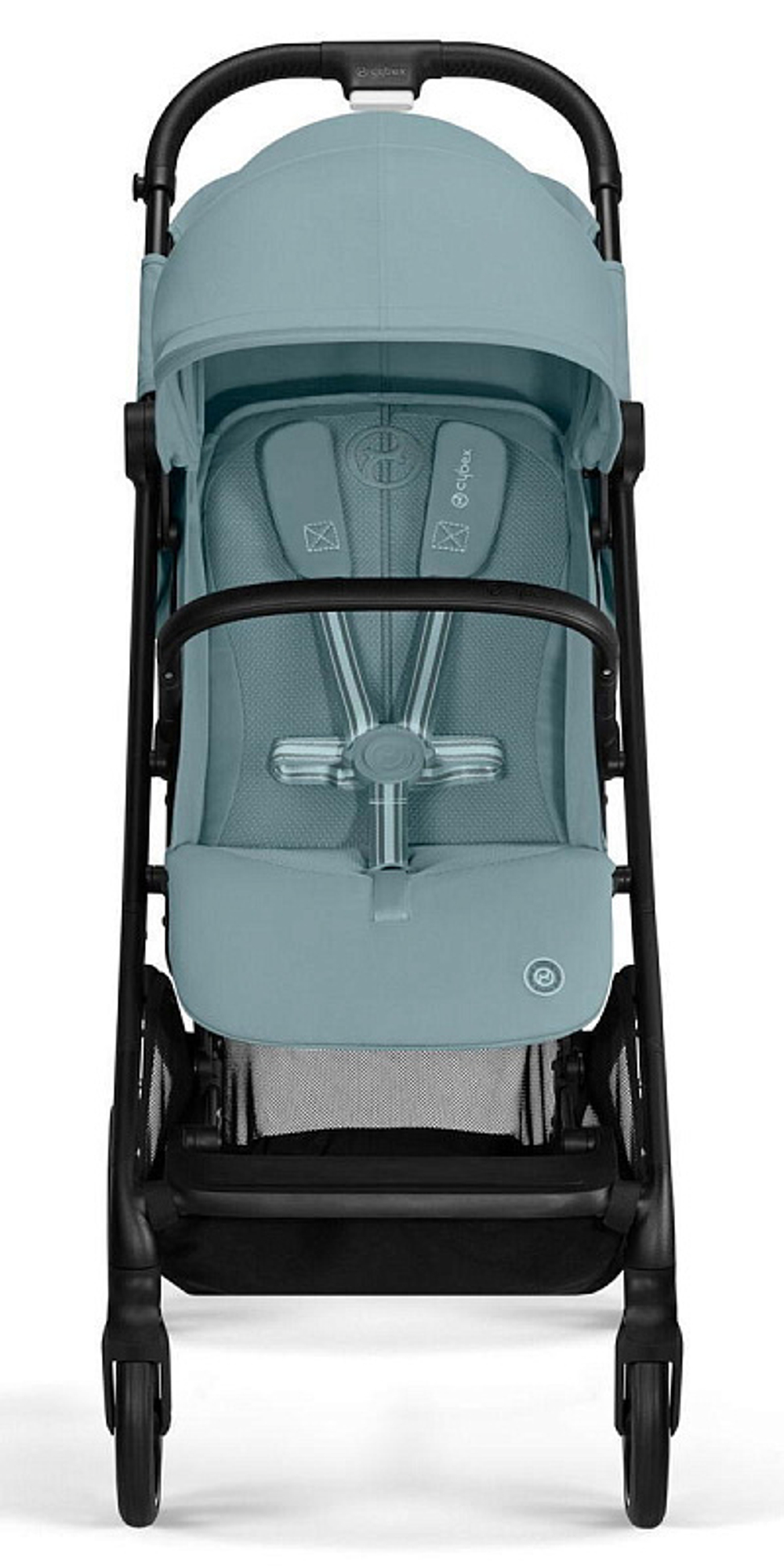 Прогулочная коляска Cybex Beezy 2024 Stormy Blue с дождевиком и бампером