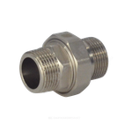 Соединитель латунь никель американка Ду 15 (1/2") прямой НР/НР SantechSystems