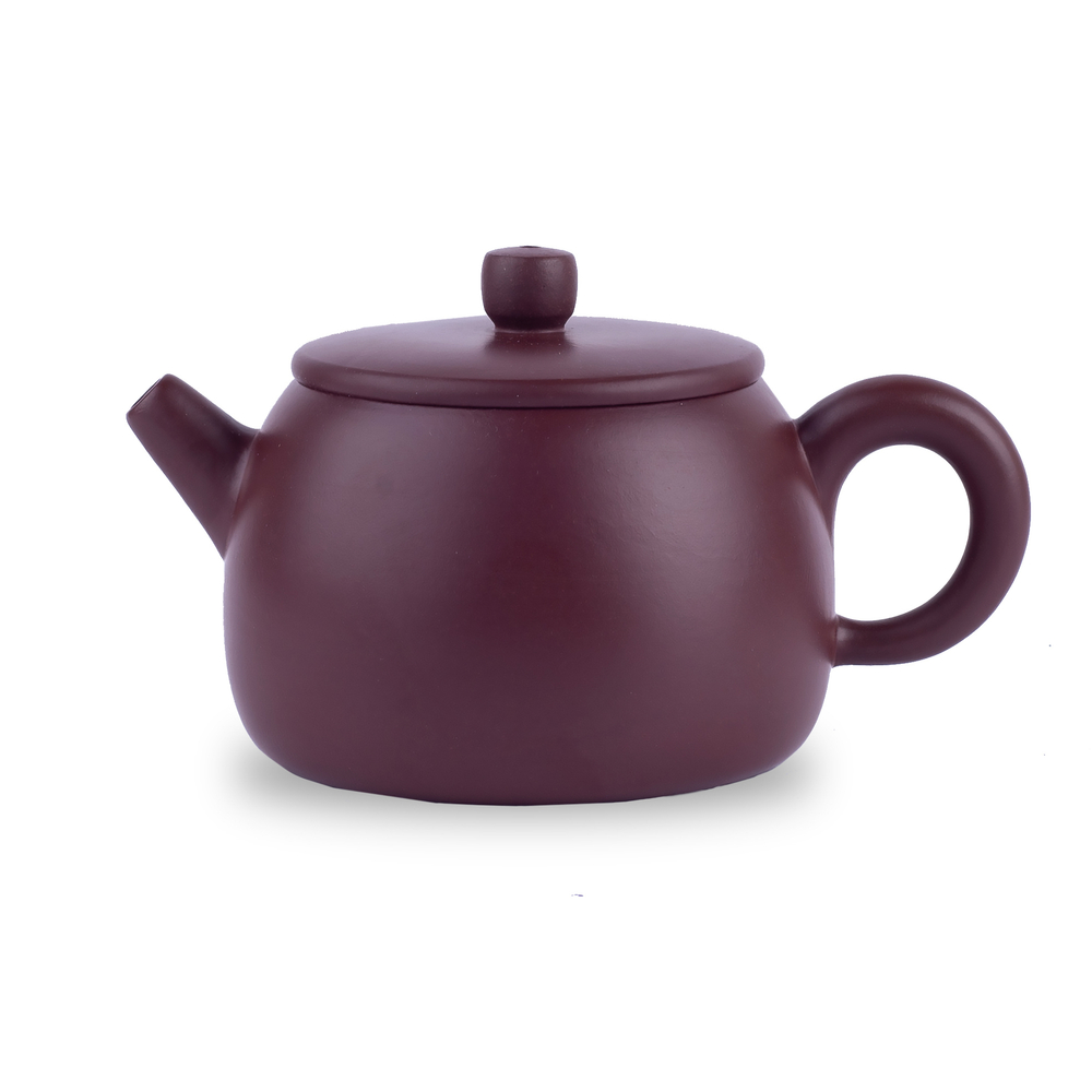 259313 Чайник ИСИН "ЧЕНЬ ЛУНЧЖУ" (Жемчужина министра), 190 мл, в подар.коробке, глина коричневый