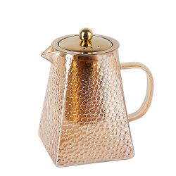 Чайник заварочный с фильтром "Pyramid" v=550мл (боросиликатное стекло) (индивидуальная упаковка)