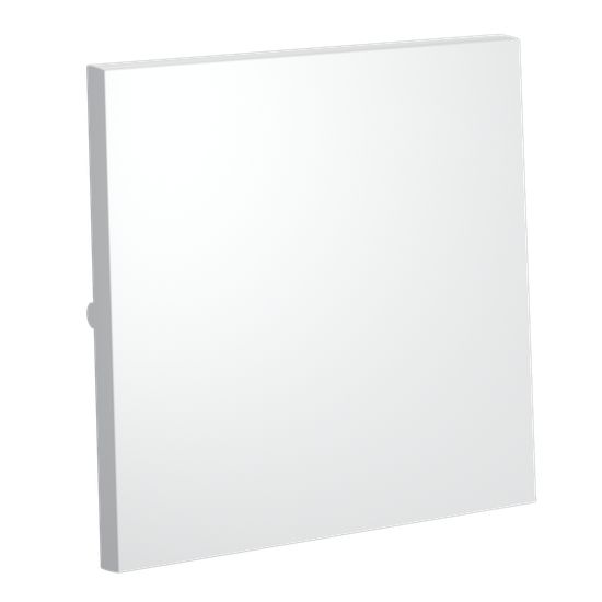 Клавиша для выключателя/переключателя одноклавишного, S70 (белый матовый)