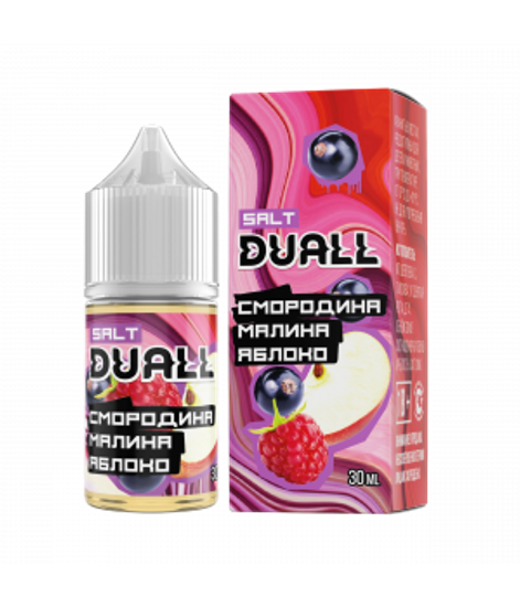 Жидкость Duall, 30 мл, Light Смородина, малина, яблоко