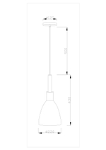Подвесной светильник Moderli V10650-1P Toni