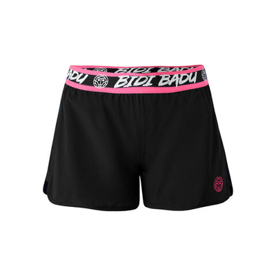 Женские теннисные шорты BIDI BADU Tiida Tech 2in1 Shorts Women - Black, Pink