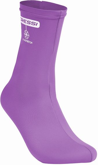 Носки Cressi Elastic Water Socks эластичные нейлоновые для ласт лиловые