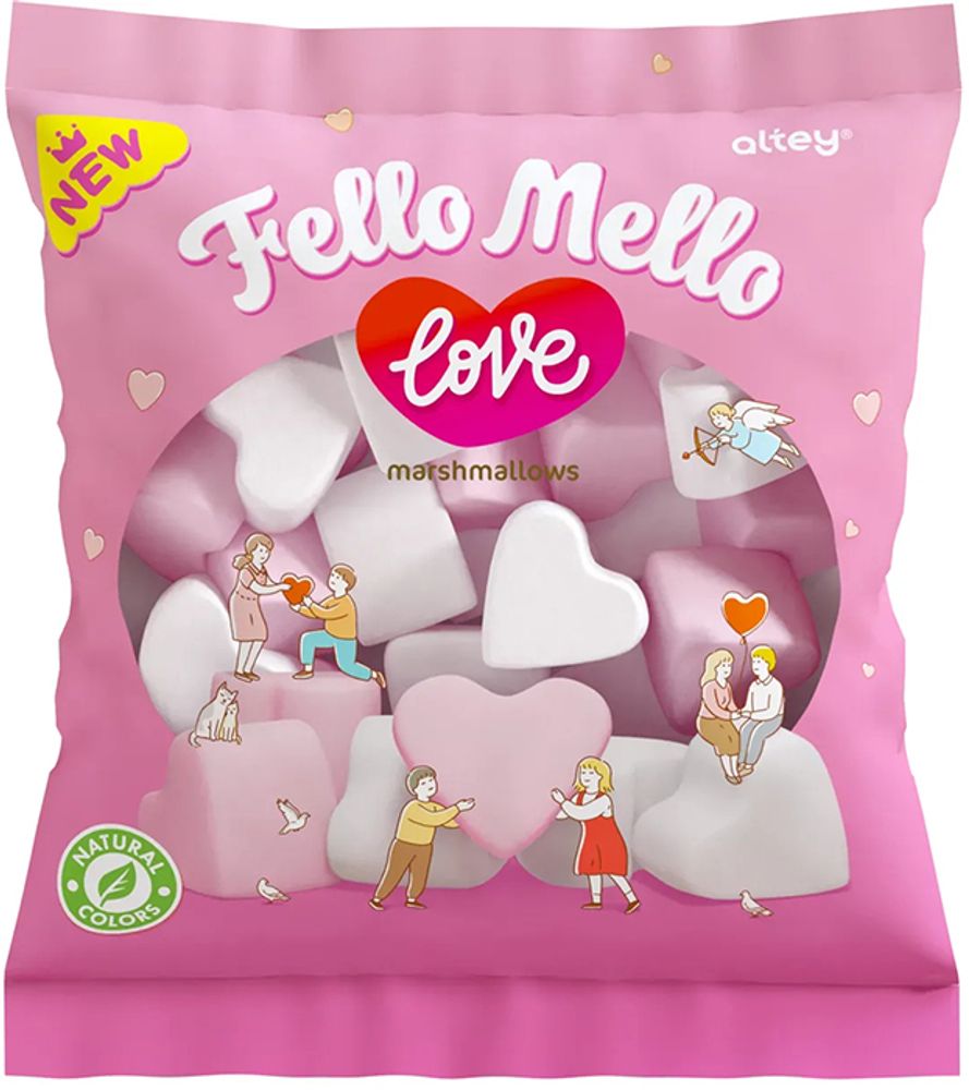 Маршмеллоу Fello Mello Love 85г