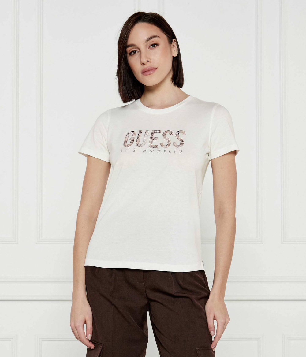Футболка GUESS - кремовый(W5RI19 I3Z14)