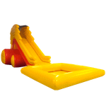 Надувная герметичная водная горка с бассейном «Лава» 12х4х5 м