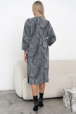 Платье Шарм (серый/принт) Р11-1193/5 Nikol (Акция)