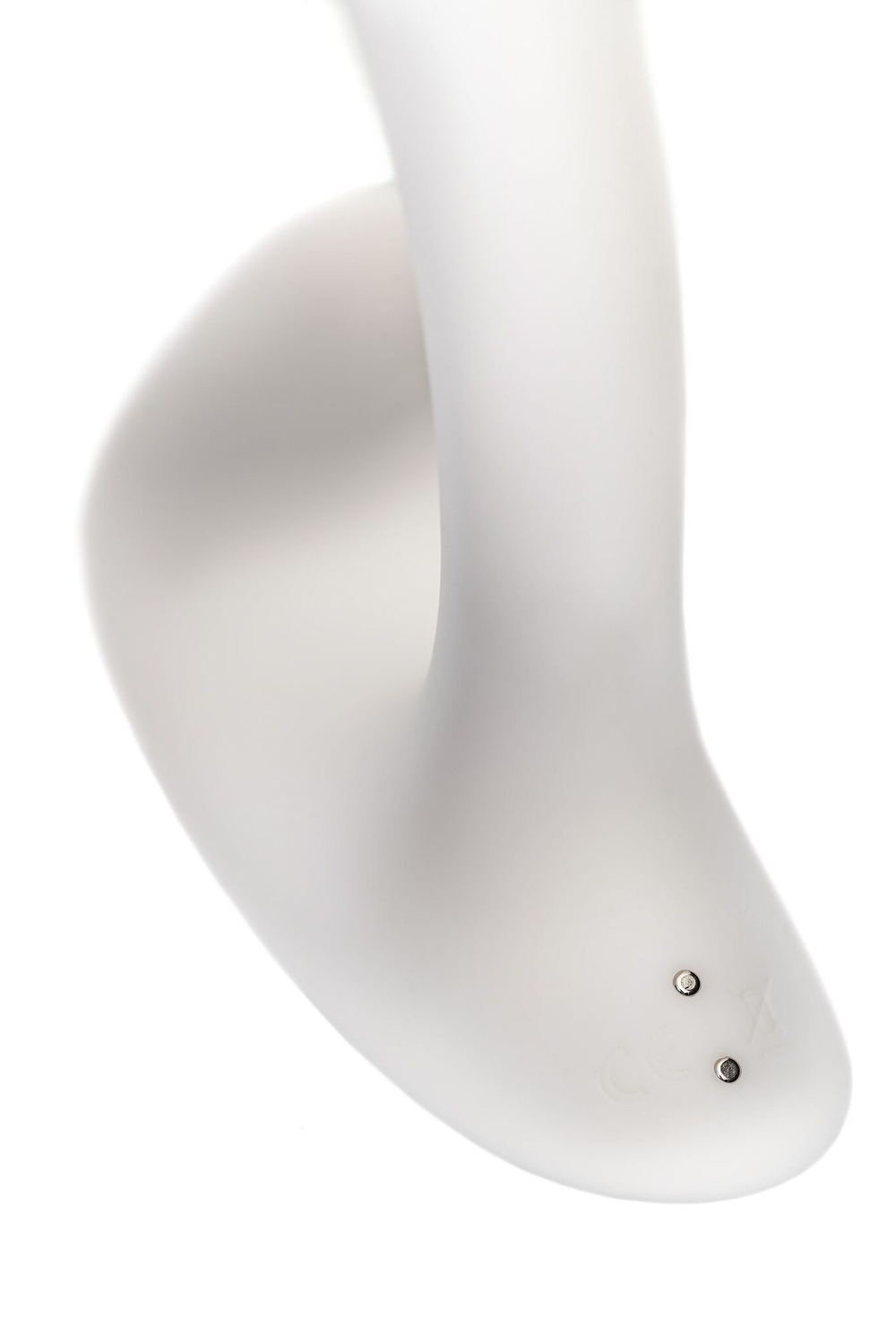 Белый вибратор для G-стимуляции G for Goddess 1 (Цвет: белый)