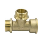 Тройник лат. 3/4" вн./вн./нар. Никель