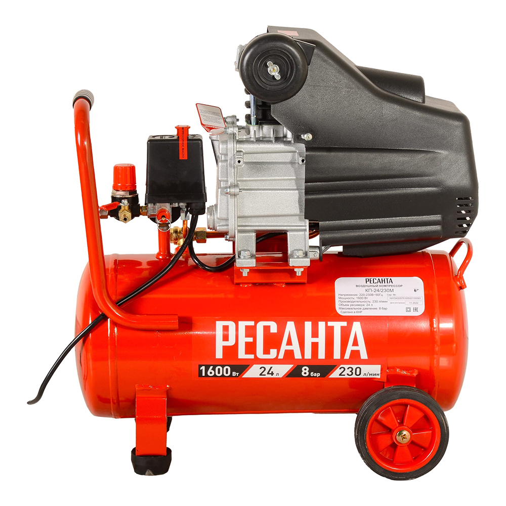 Компрессор пневматический поршневой Ресанта КП-24/230М